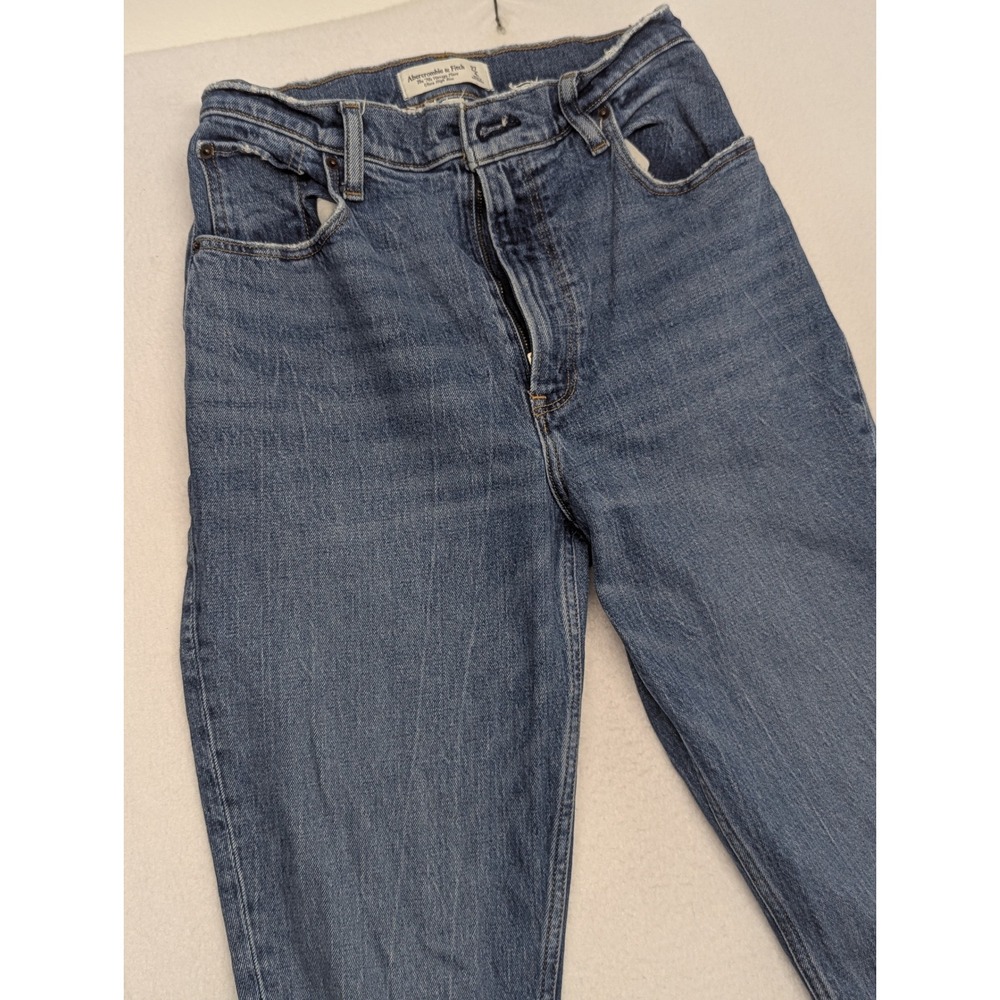 Abercrombie & Fitch Curve Love 70s Vintage Flare Ultra High Rise Jeans 27 4L